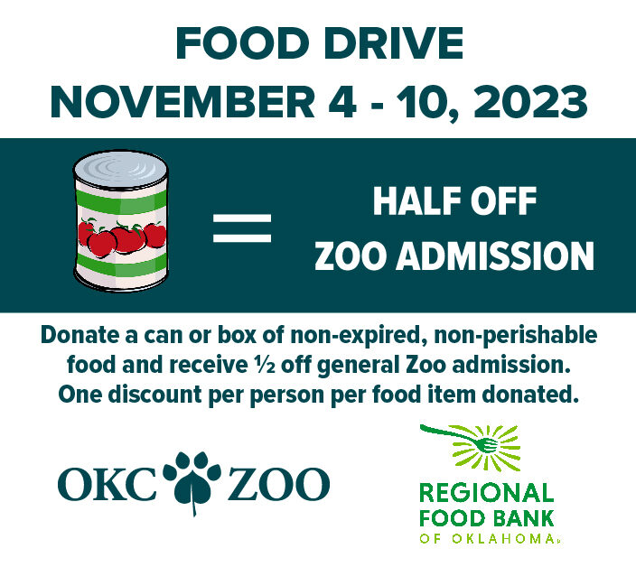 SATURDAY, NOVEMBER 4 THROUGH FRIDAY, NOVEMBER 10 OKC ZOO COHOSTS